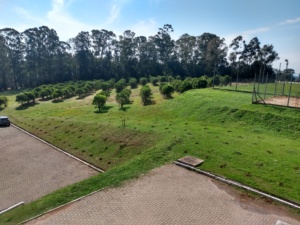 Escada prédio A13 vista lateral